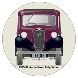 Austin Seven Ruby 1935-36 Coaster 4